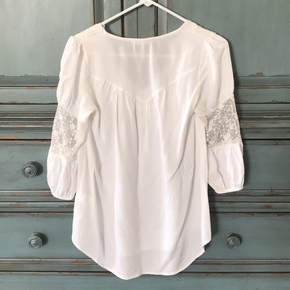 EUC Painted Threads boho peasant blouse - Picture 2 of 5